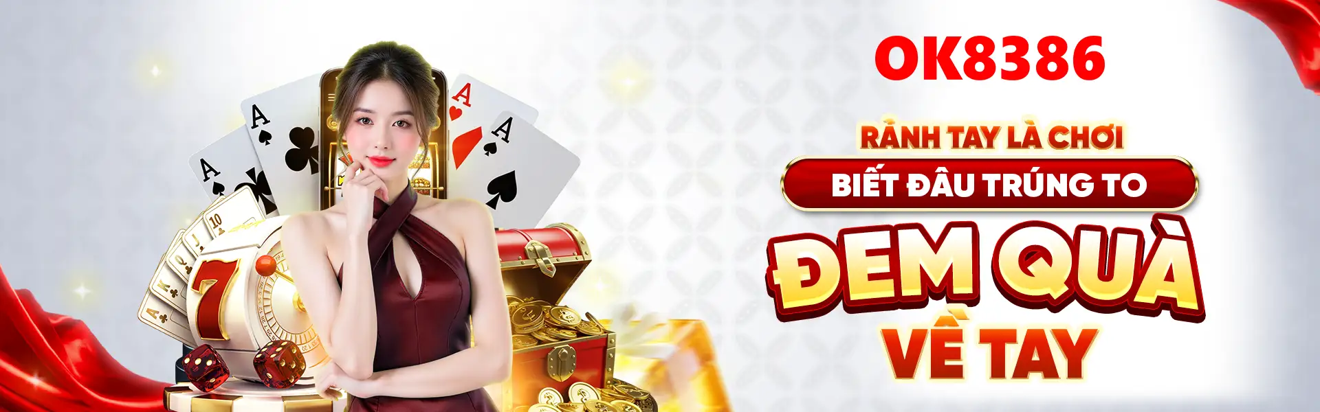 Trải nghiệm live casino, game bài và giao diện dễ dùng tại OK8386